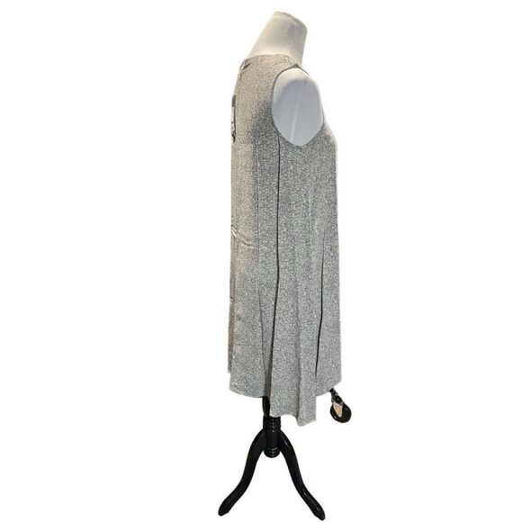 Eileen Fisher NWT BROKEN CHEVRON TENCEL VISCOSE dress size XS - Picture 3 of 8